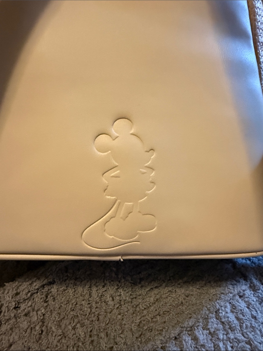 Disney x Loungefly Beige Mickey Ear Mini Backpack - Picture 3 of 11